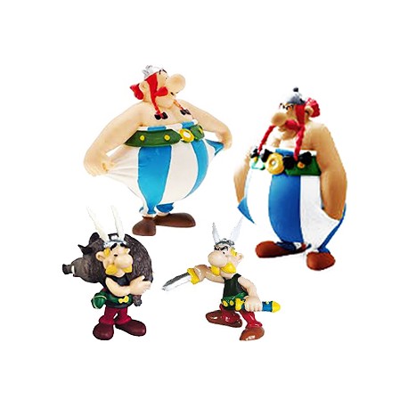 Figuras de Asterix y Obelix